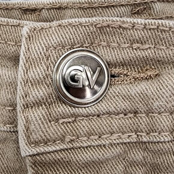 Gloria Vanderbilt Jeans Womens 12 Tan High Rise Straight Stretch Denim Casual - Picture 3 of 15